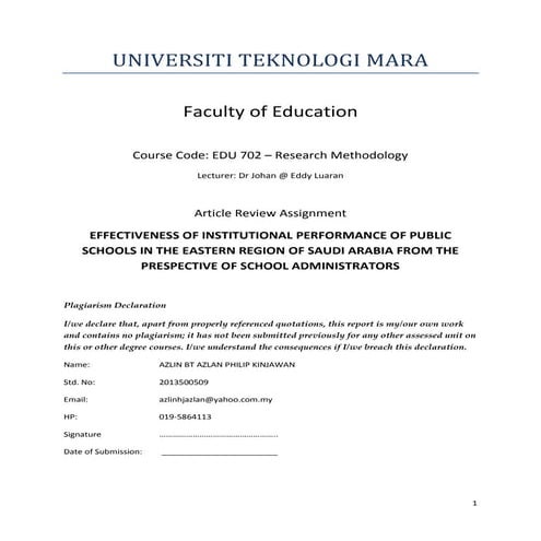 SCIENCE ARTICLE REVIEW PROFESSIONAL DEVELOPMENT ASSIGNMENT visual data 7