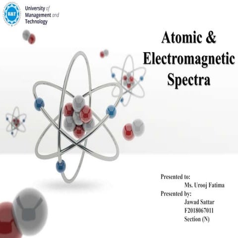 Chemistry Atomic spectra with numericals