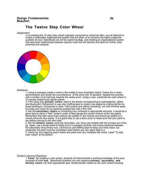 Assignment: Gradation | PDF