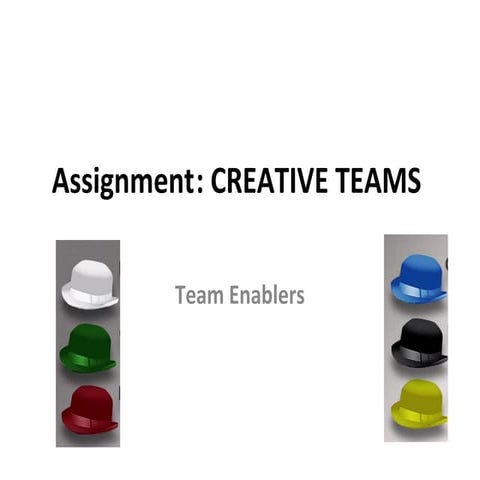 Assignment creative teams