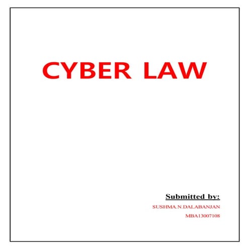Cyber Law