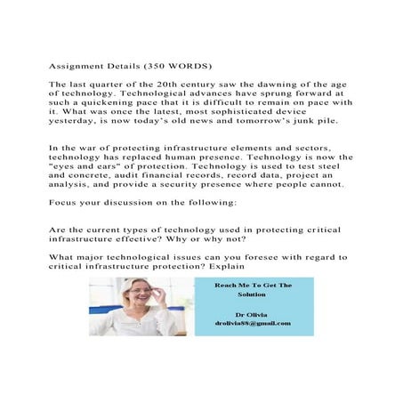 Assignment Details (350 WORDS)The last quarter of the 20th c.docx