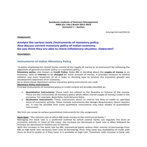 Indian Economy Variables