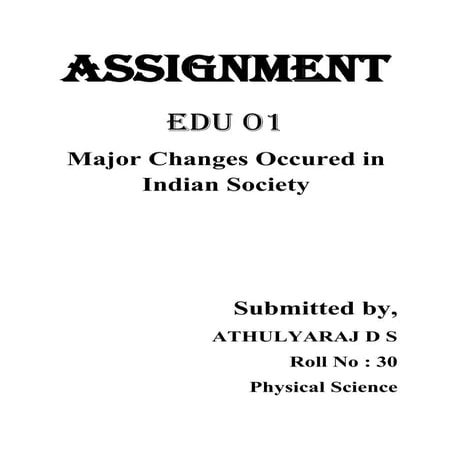 Assignment edu 01