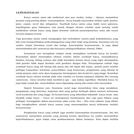 contoh olahan karya novel "Tok Guru"