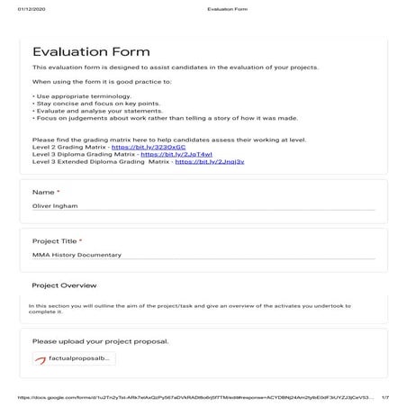 Assignment evaluation  factual   oliver ingham