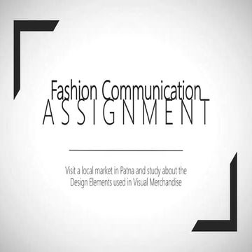 Elements and Principles of Design in Local Market