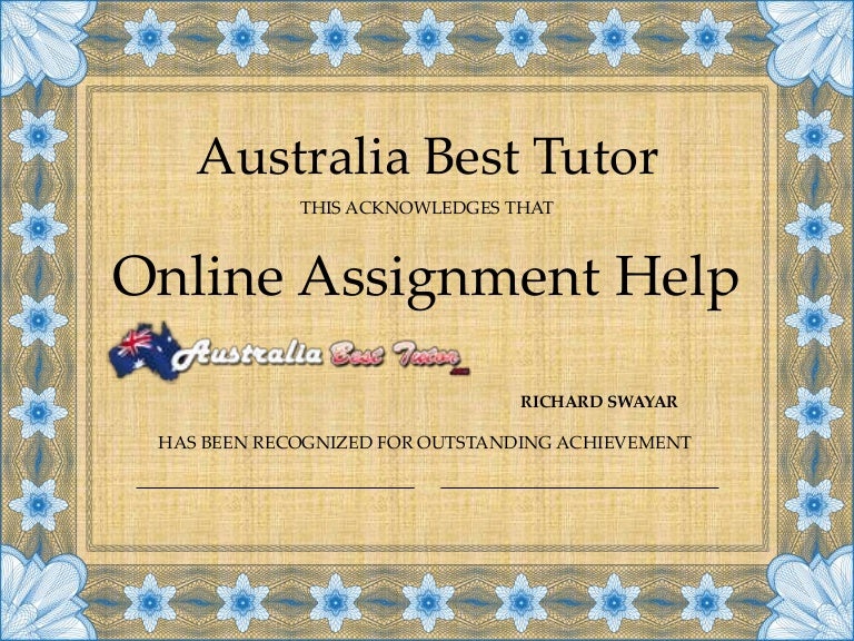 Assignment helper in australia