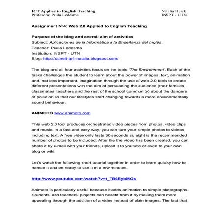 Assignment nº4 heick