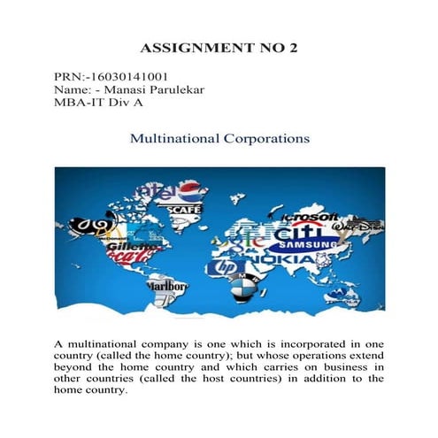 Assignment no 2- PPM-IT