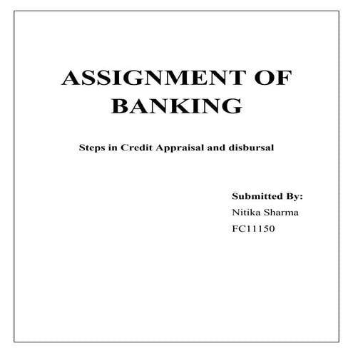 Assignment of banking