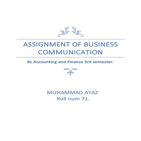 7 C,s of Business Communication