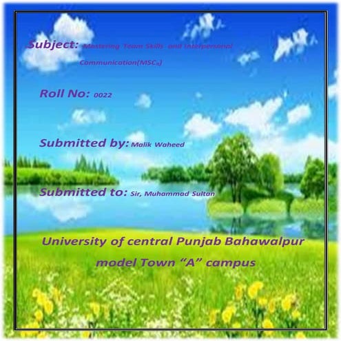 Mastering team skills 