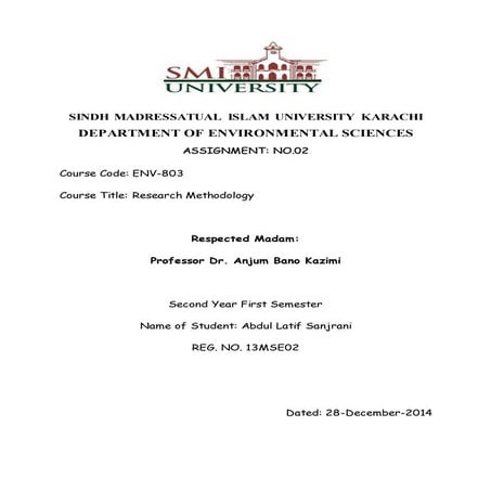 Assignment of  ethnograph