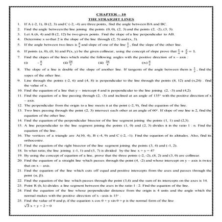 Assignment of straight lines and conic section