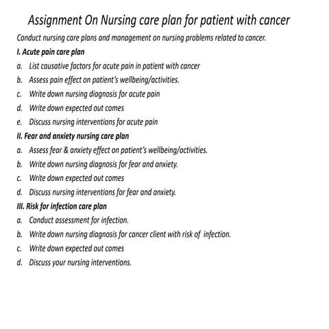 Assignment on Cancer care.pptx