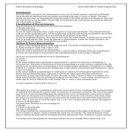 Woven structure and design