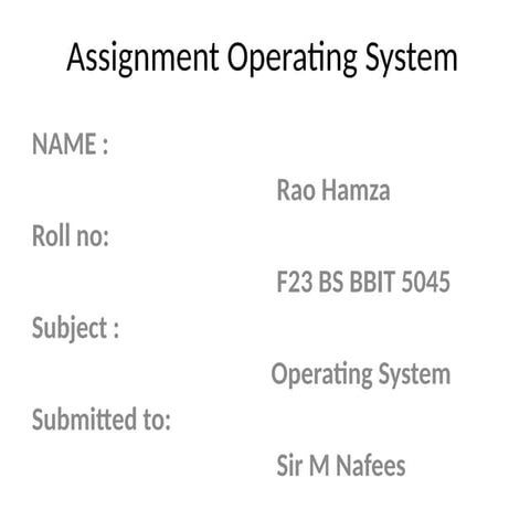 Assignment Operating System Rao Hamza.pptx