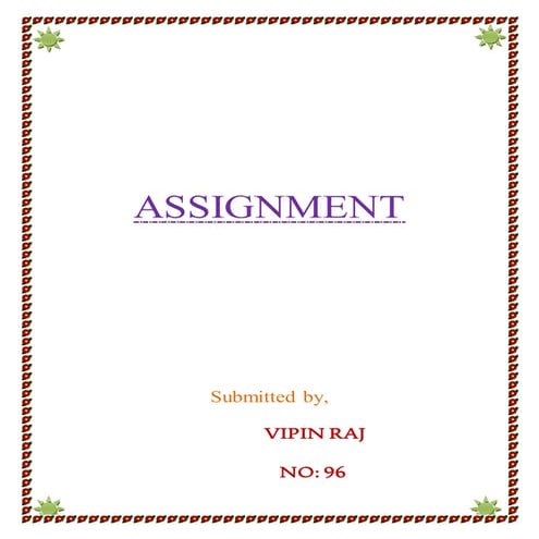 Assignment optional | PDF