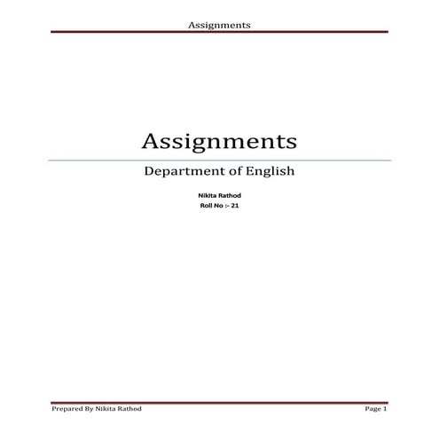 Assignment PDF