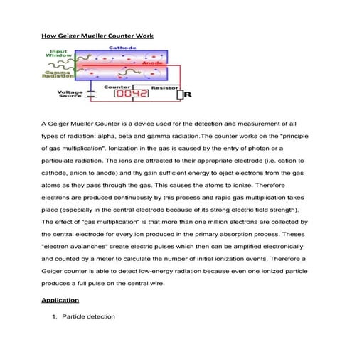 Assignment radiation