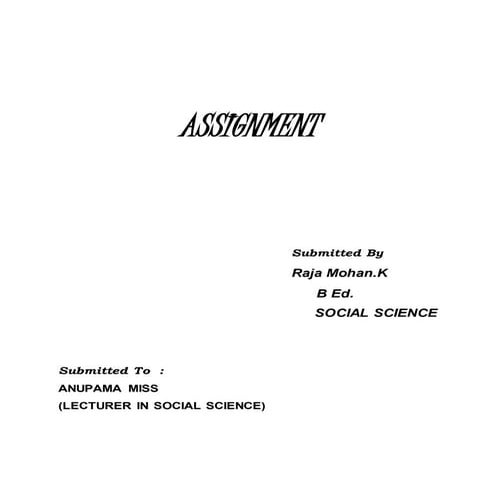 Assignment raja mohan.k