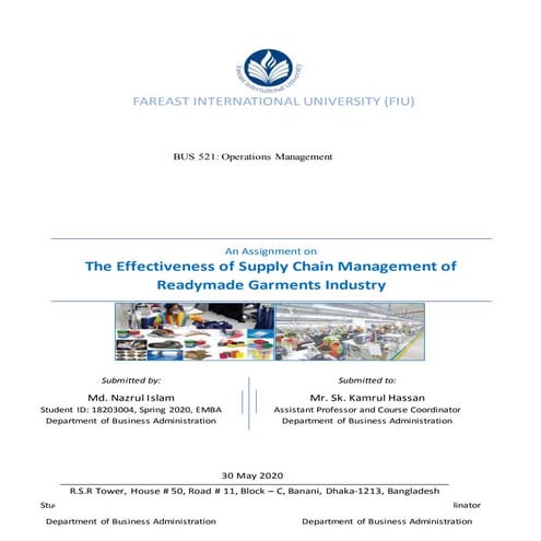 Assignment scm rmg factories_id-18203004