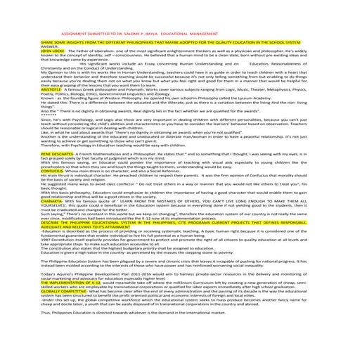 Assignment submitted to dr bayla