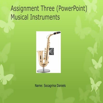 Assignment Three (PowerPoint)edpm part three