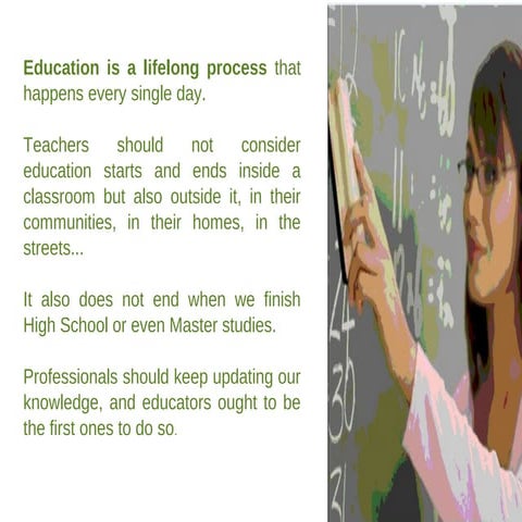How to develop my teaching and that of others around me | PPT