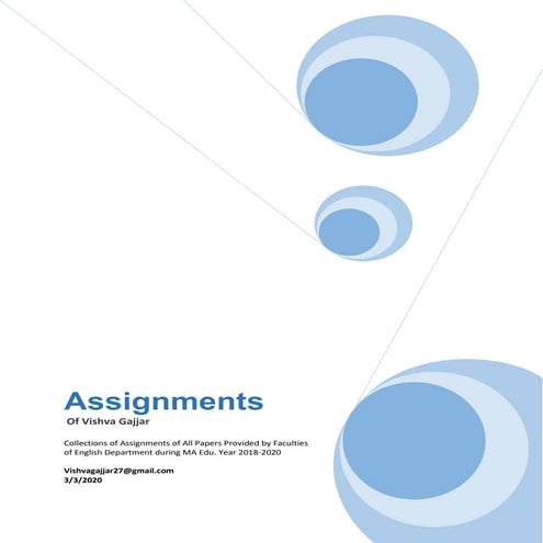 Assingments by vishva gajjar
