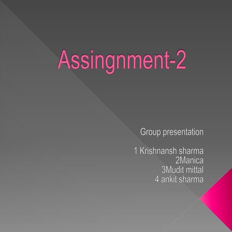 Assingnment-2.pptx | Free Download