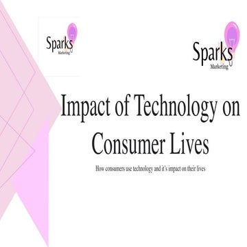 Impact of Technology on Consumer Lives