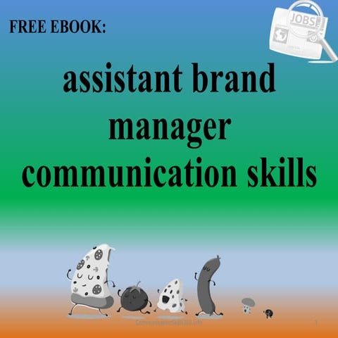 Assistant brand manager communication skills pdf