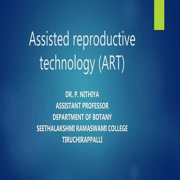 Assisted reproductive technology (art)