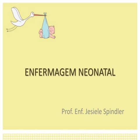 Assistencia Enfermagem Neonatal - Enf Jesiele Spindler