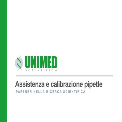 Assistenza calibrazione-pipette