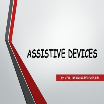 Assistive Devices Powerpoint Presentation Download Pptx