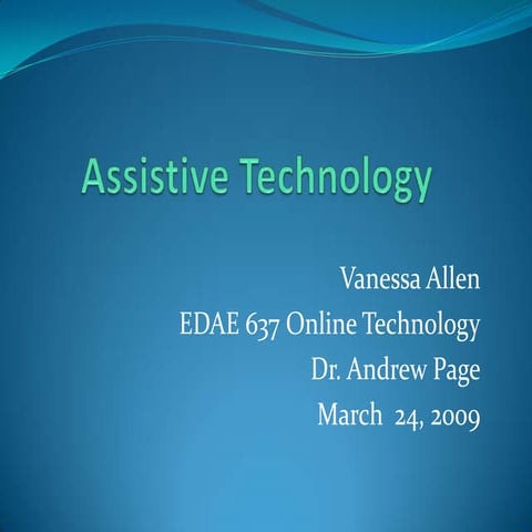 Assistive Technology Pptx