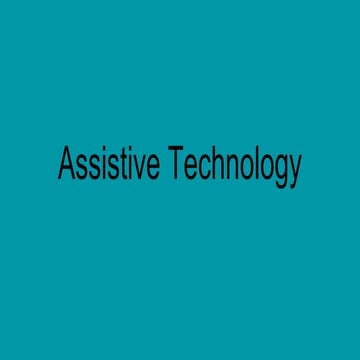 Assistive technology
