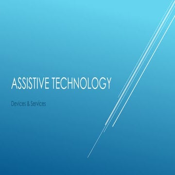 Assistive technology power point