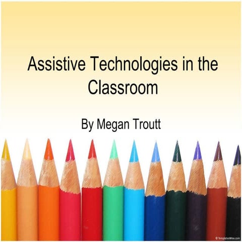 Assistive Technology and Special Education