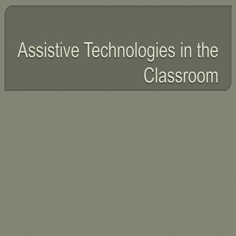 Assistive Technology Web Quest