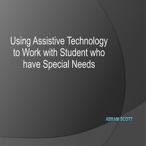 Assistive technology web quest