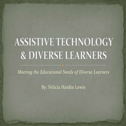 Assistive Technology WebQuest