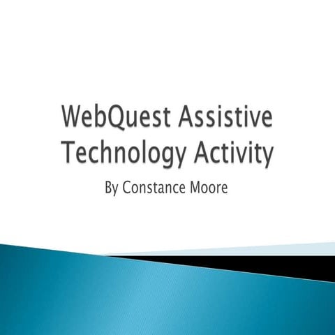 Assistive technology web quest i