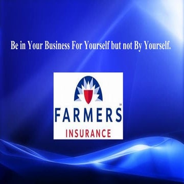 Associate agent/ Agency Ownership with Farmers Insurance 