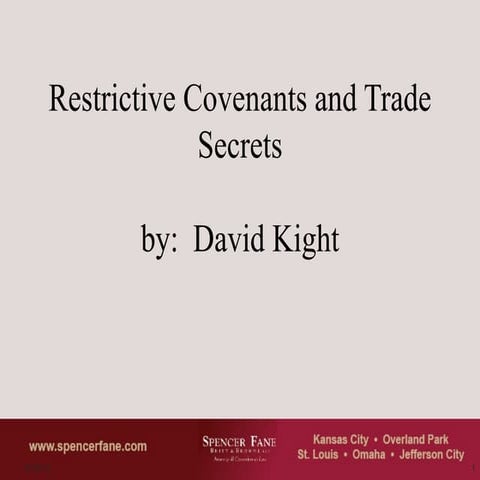 Basics of a non compete agreement | PPT