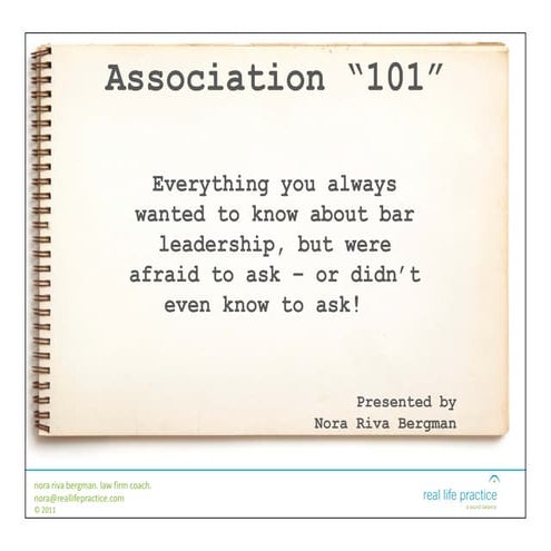 Association "101"