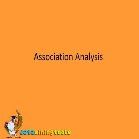 Association Analysis | PPTX